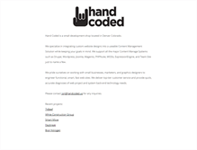 Tablet Screenshot of handcoded.us